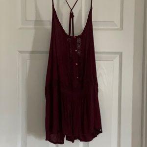 Maroon tank top
